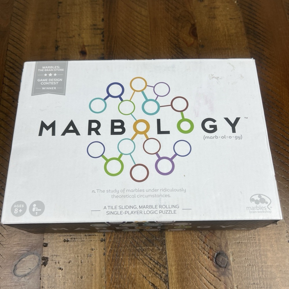 Marbles Brain Workshop MARBOLOGY Logic Puzzle Game
